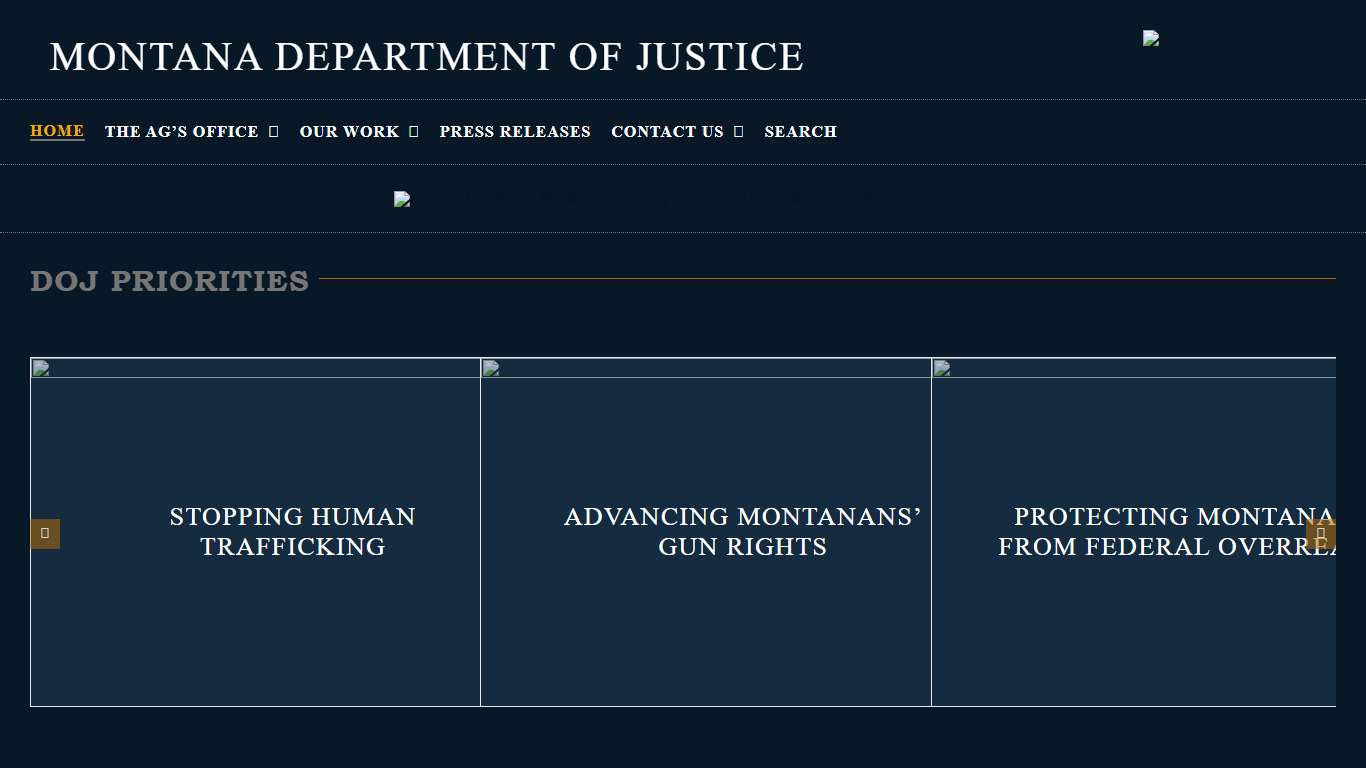 Montana Department of Justice